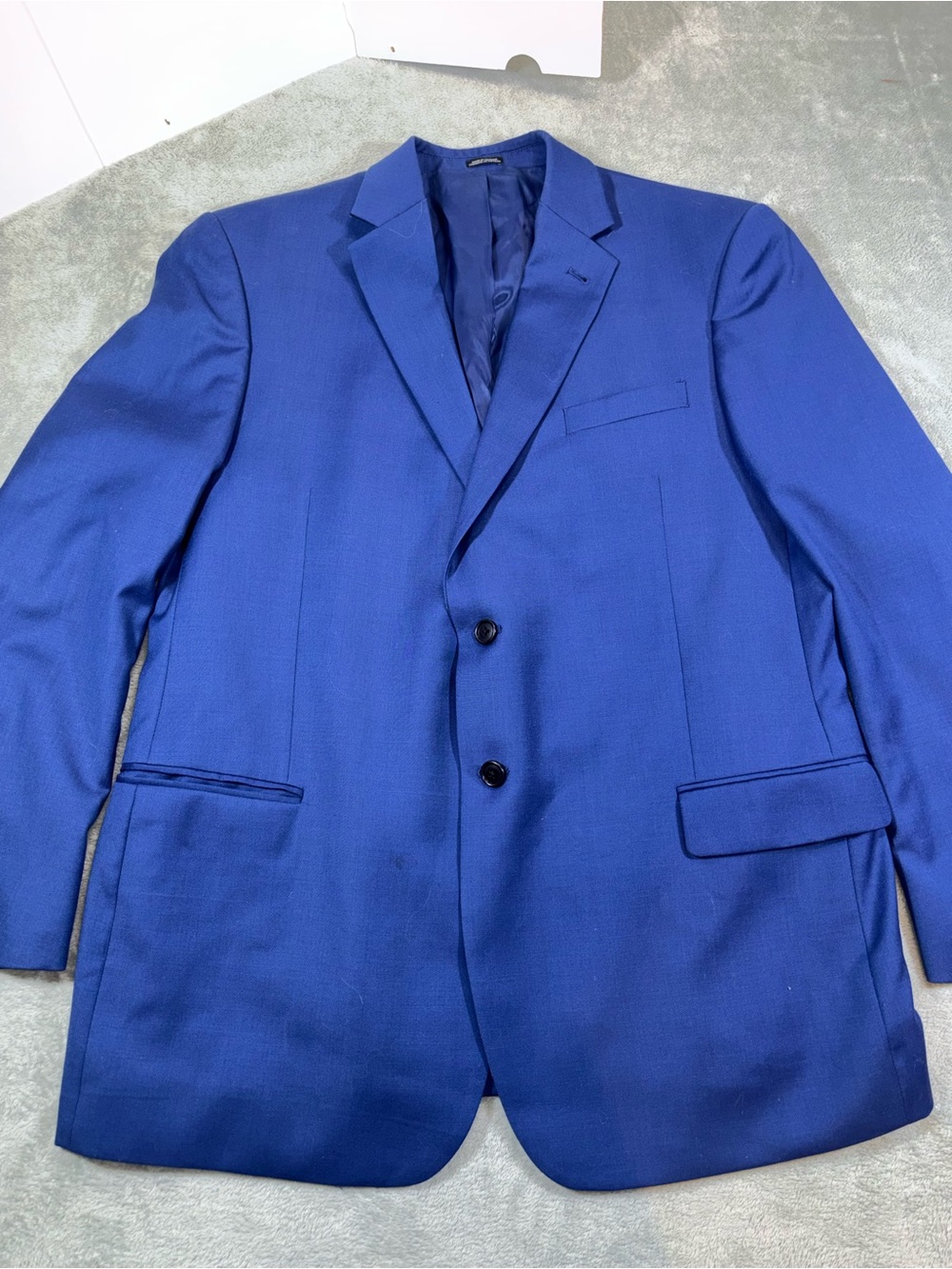 JOE Joseph Abboud Royal Blue Modern Fit Suit Jacket Blazer 43